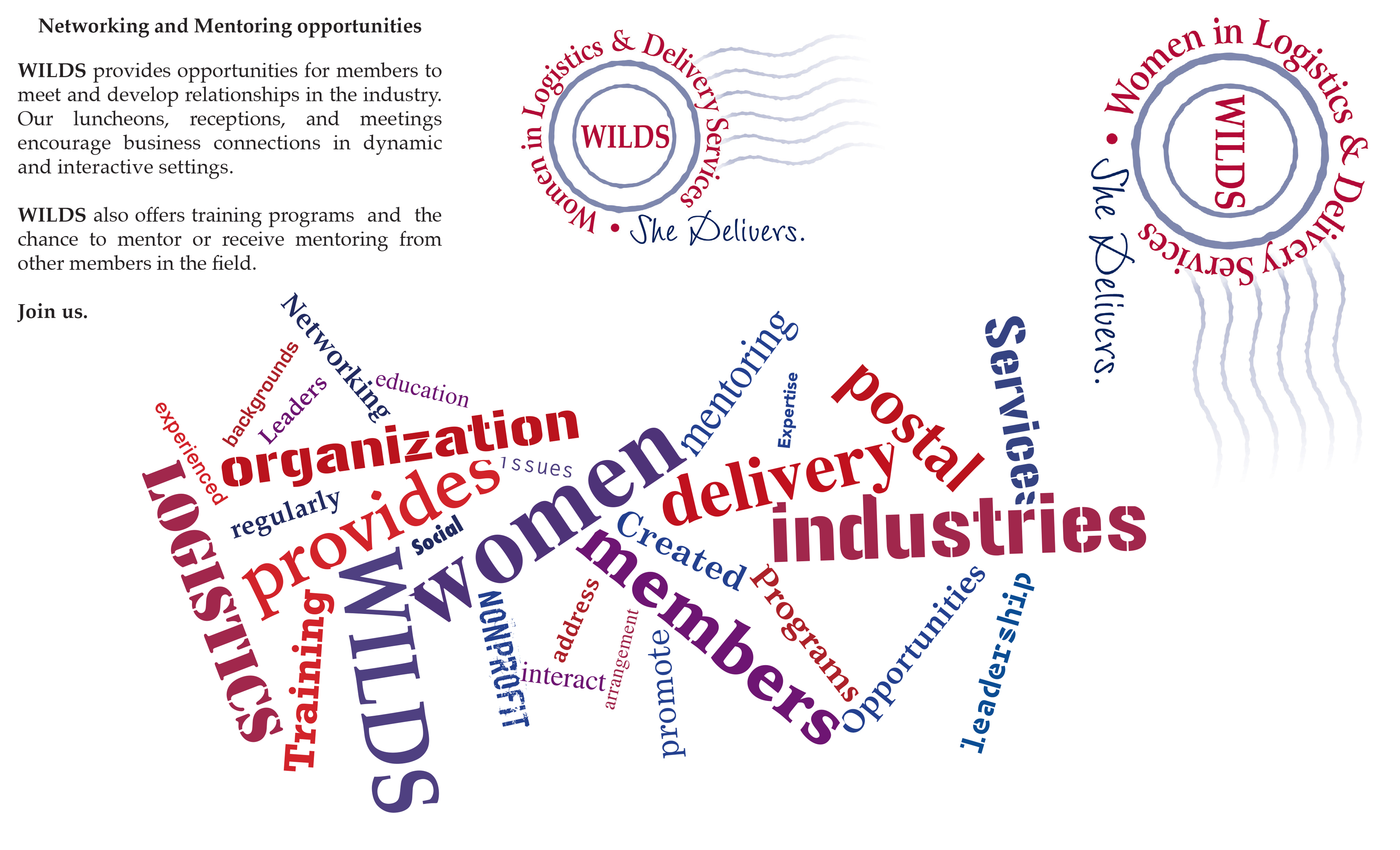 recruitment mailer for Women in Logistics & Delivery Systems